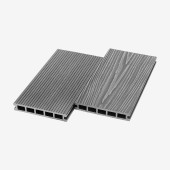 Террасная доска из ДПК UnoDeck Ultra Серый 6000х150х24 мм